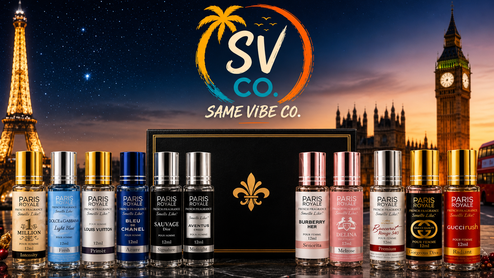 Paris Royale Luxury Inspired Roll-On Oils
